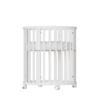 Children‘s growing 3-in-1 oval cot + mattress New Baby white