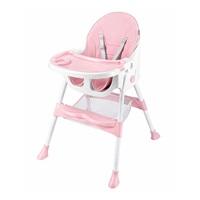 Dining chair Baby Mix Nora dusty pink