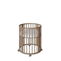 Children‘s growing 3-in-1 oval cot + mattress New Baby walnut color