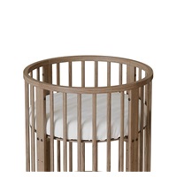 Children‘s growing 3-in-1 oval cot + mattress New Baby walnut color
