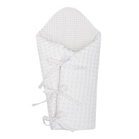 Luxury Minky wrap New Baby white 75x75 cm