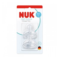 NUK First Choice Teat M (3+ months) – 2 pcs