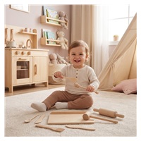 Wooden Kitchen Set for Little Chefs Baby Mix