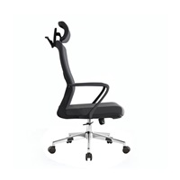 Baby Mix Ergonomic Office Chair with Headrest and Lumbar Support Black
