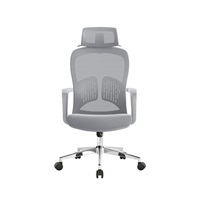 Baby Mix Ergonomic Office Chair with Headrest and Lumbar Support Black