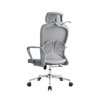 Baby Mix Ergonomic Office Chair with Headrest and Lumbar Support Black