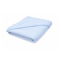Baby terry towel with hood New Baby 100x100 cm blue