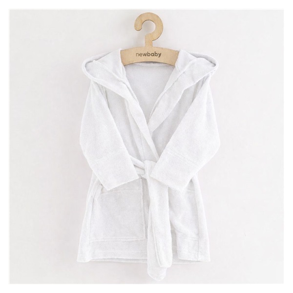 Baby terry bathrobe New Baby white