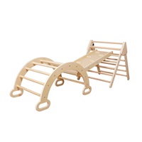 Wooden Montessori / Pikler Climbing Set Baby Mix