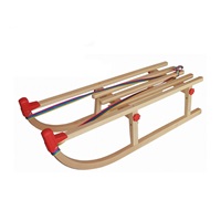 Beechwood folding sledge BAYO 100cm (DAMAGED PACKAGING)