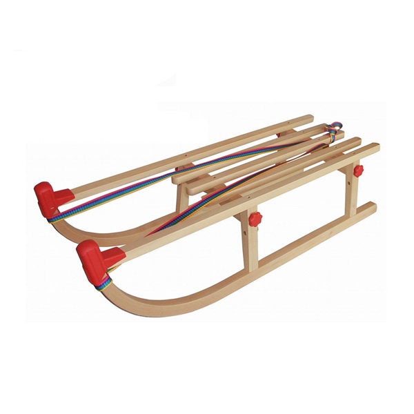 Beechwood folding sledge BAYO 100cm (DAMAGED PACKAGING)