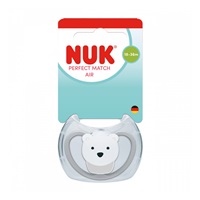 NUK Perfect Match Air POLAR BEAR pacifier 18+m 1pc box