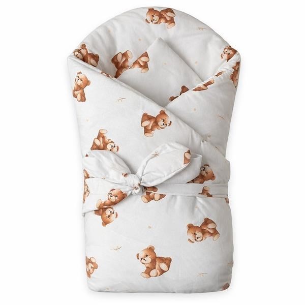 Baby wrap New Baby Sweet baby bears 80x80 cm