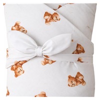 Baby wrap New Baby Sweet baby bears 80x80 cm