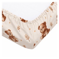 Cotton cot sheet cotton New Baby Sweet baby bears 120x60 cm