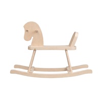 Wooden Rocking Horse for Children Baby Mix natural