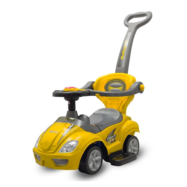 Baby Mix Mega Car yellow 3in1 Baby Mix Mega Car (Damaged package)