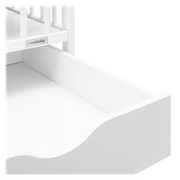 Baby cot with drawer New Baby BASIC white (Like new)