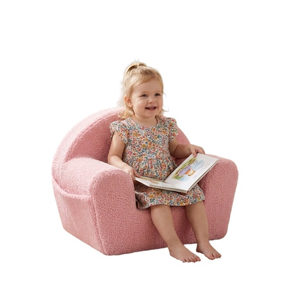 Baby chair with side pocket New Baby Teddy pink