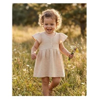 Baby muslin dress New Baby beige