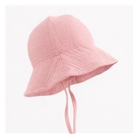 Baby Muslin Hat New Baby pink