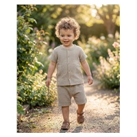 Baby Muslin Shirt with Shorts New Baby linen