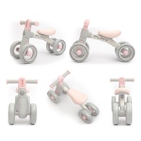 FLIXY Balance Bike with LED Light Milly Mally – pink