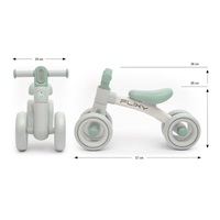 FLIXY Balance Bike with LED Light Milly Mally – pink