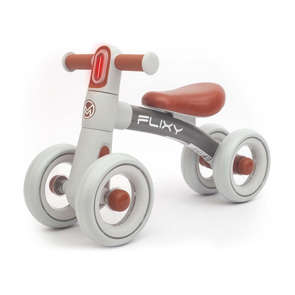 FLIXY Balance Bike with LED Light Milly Mally – grey