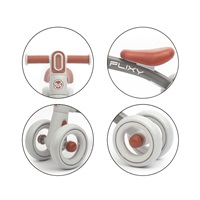 FLIXY Balance Bike with LED Light Milly Mally – grey