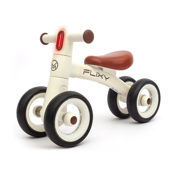 FLIXY Balance Bike with LED Light Milly Mally – cream