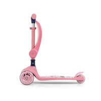FUZZY 3-Wheel Balance Scooter with Seat for Kids pink