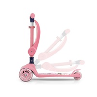 FUZZY 3-Wheel Balance Scooter with Seat for Kids pink