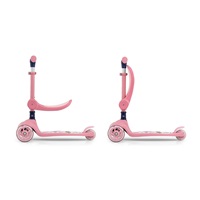FUZZY 3-Wheel Balance Scooter with Seat for Kids pink