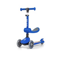 FUZZY 3-Wheel Balance Scooter with Seat for Kids blue