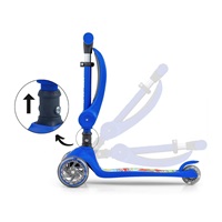 FUZZY 3-Wheel Balance Scooter with Seat for Kids blue