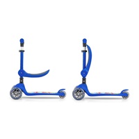 FUZZY 3-Wheel Balance Scooter with Seat for Kids blue
