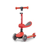 FUZZY 3-Wheel Balance Scooter with Seat for Kids red