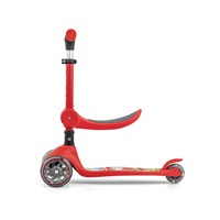 FUZZY 3-Wheel Balance Scooter with Seat for Kids red