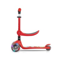 FUZZY 3-Wheel Balance Scooter with Seat for Kids red