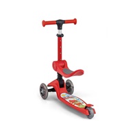 FUZZY 3-Wheel Balance Scooter with Seat for Kids red