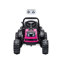 Electric tractor with trailer Milly Mally Farmer pink