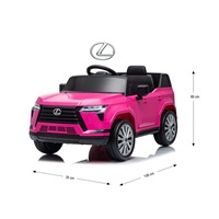 Electric baby car Milly Mally Lexus GX550 pink
