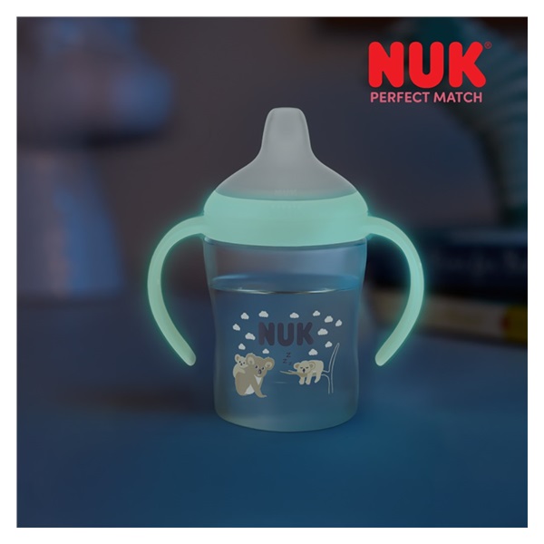 NUK Perfect Match training baby bottle 150 ml, glow-in-the-dark