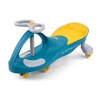 Children‘s gravity balance bike Gravity Milly Mally green yellow