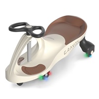 Children‘s gravity balance bike Gravity Milly Mally beige brown