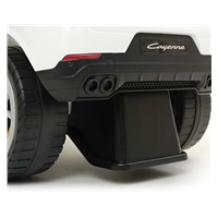 Milly Mally Porsche Cayenne S white ride-on car