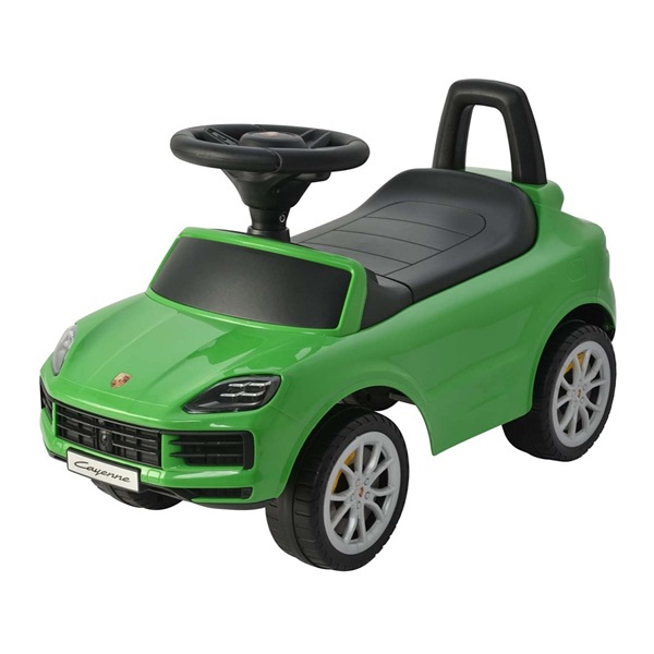 Milly Mally Porsche Cayenne S green ride-on car