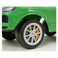 Milly Mally Porsche Cayenne S green ride-on car