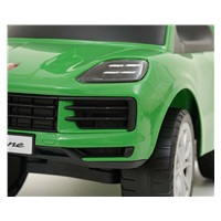 Milly Mally Porsche Cayenne S green ride-on car